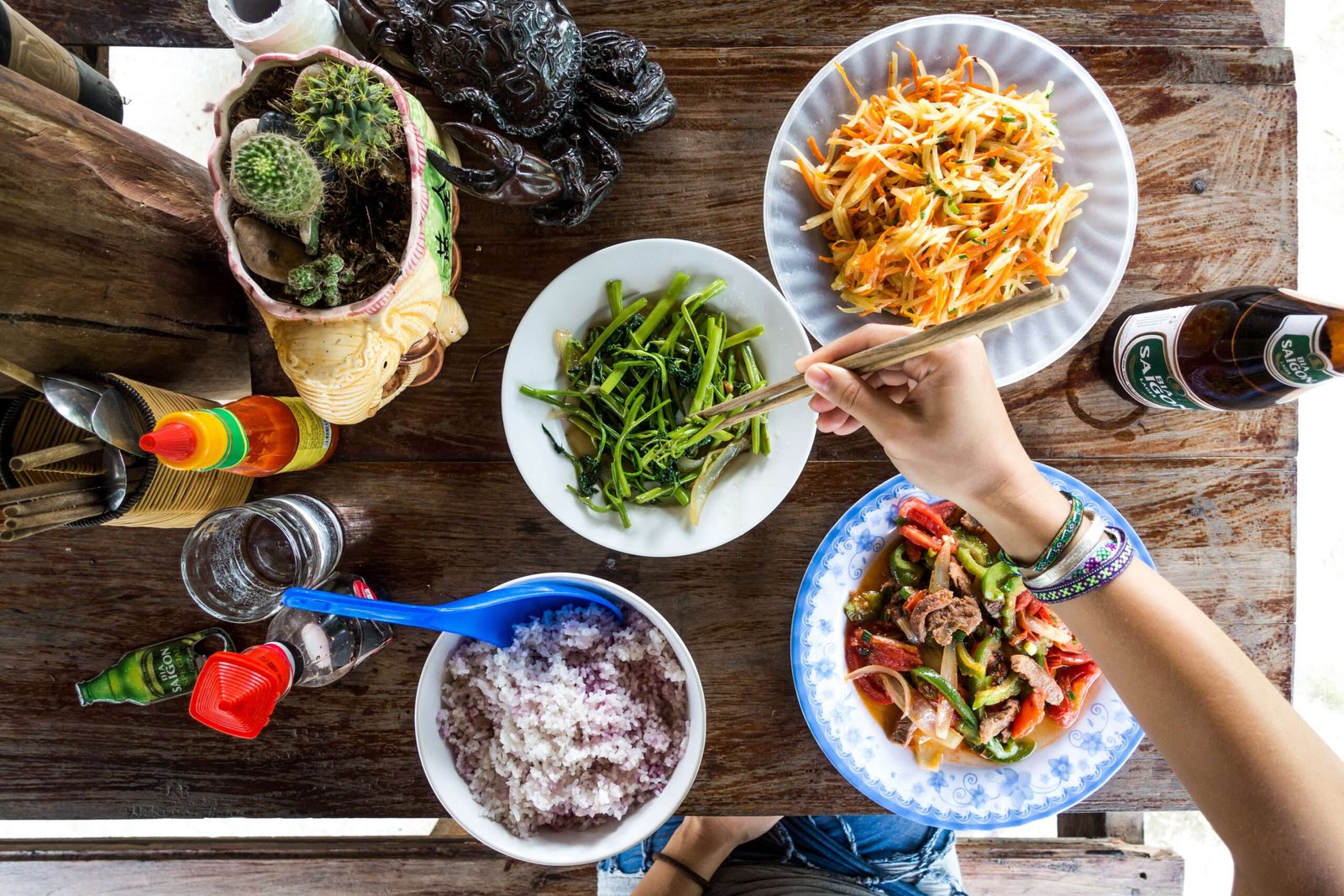 Feasting on fresh and healthy Vietnamese countryside food Feasting on fresh and healthy Vietnamese countryside food